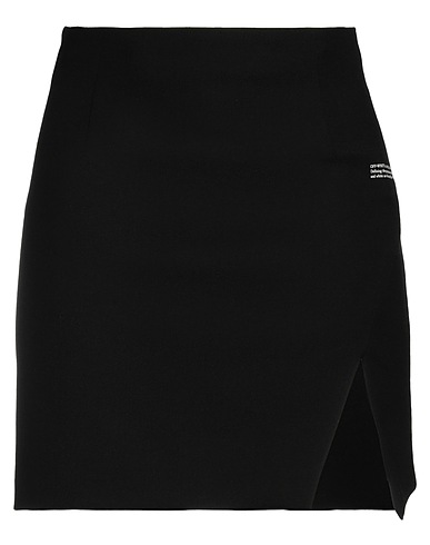 OFF-WHITE™ Mini skirt Black 53% Polyester, 43% Virgin Wool, 4% Elastane