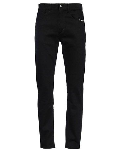 AMISH SUPPLIES Denim trousers Black 98% Cotton, 2% Elastane