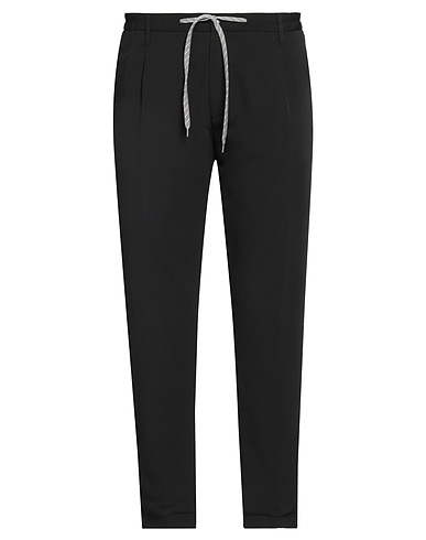 DANIELE ALESSANDRINI HOMME Chinos Nero 72% Poliestere, 23% Viscosa, 5% Elastan
