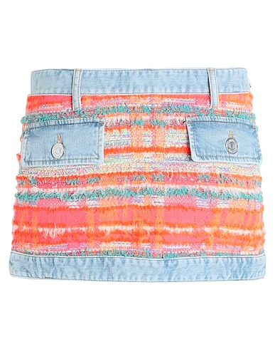 DSQUARED2 Mini skirt Blue 78% Synthetic fibers, 21% Virgin Wool, 1% Cotton