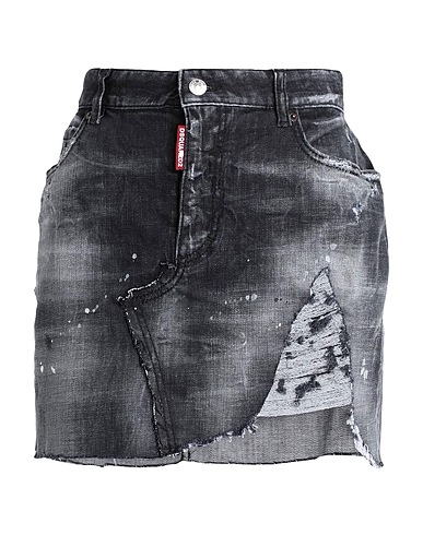 DSQUARED2 Denim skirt Lead 98% Cotton, 2% Elastane