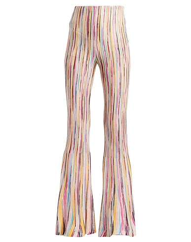 MISSONI Casual pants Yellow 90% Viscose, 8% Polyester, 2% Polyamide