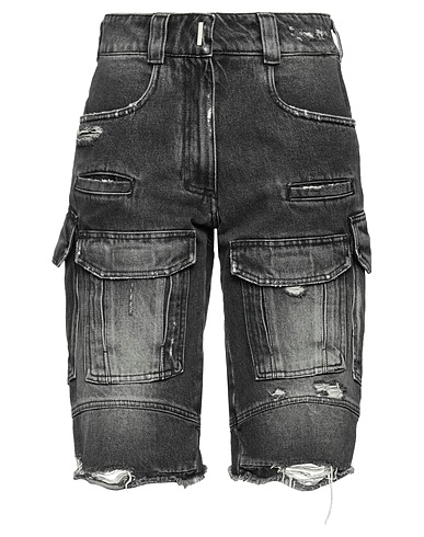 GIVENCHY Denim shorts Black 100% Cotton