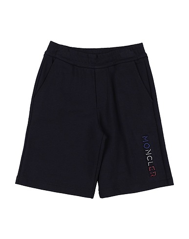MONCLER Shorts & Bermuda Midnight blue 100% Cotton