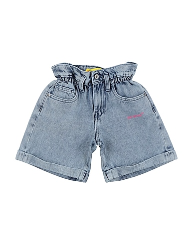 OFF-WHITE™ KIDS Shorts Blau 100% Baumwolle