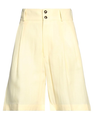 BERWICH Shorts & Bermuda Giallo pastello 100% Lino