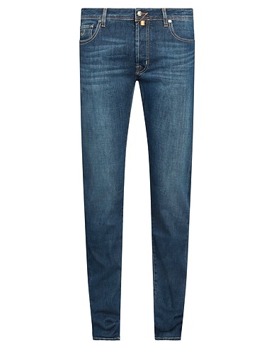 JACOB COHЁN Denim pants Blue 92% Cotton, 6% Elastomultiester, 2% Elastane