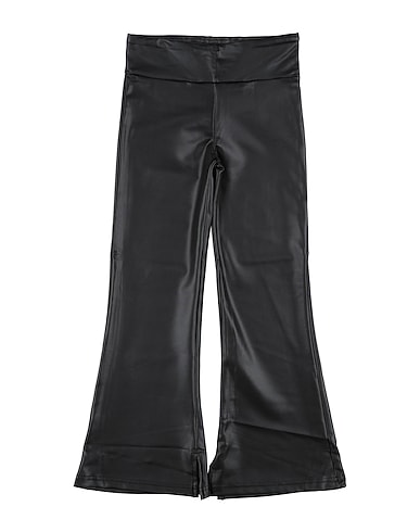 CONVERSE Casual pants FAUX LEATHER FLARED LEGGI
NERO 88% Polyester, 12% Elastane