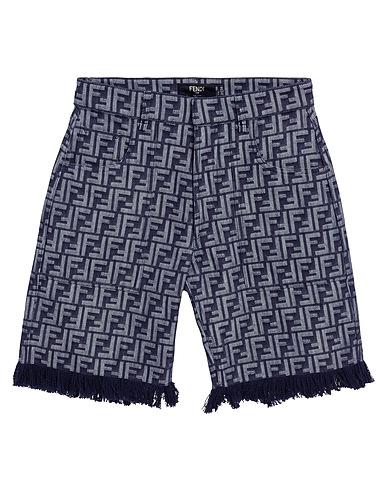 FENDI Shorts jeans Blu 66% Cotone, 34% Poliestere