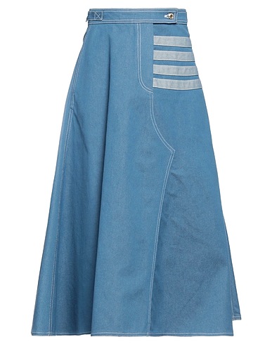 THOM BROWNE Denim skirt Blue 100% Cotton