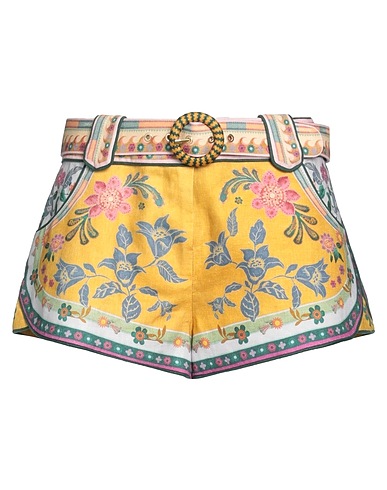 ZIMMERMANN Shorts & Bermuda SENAPE 100% Linen