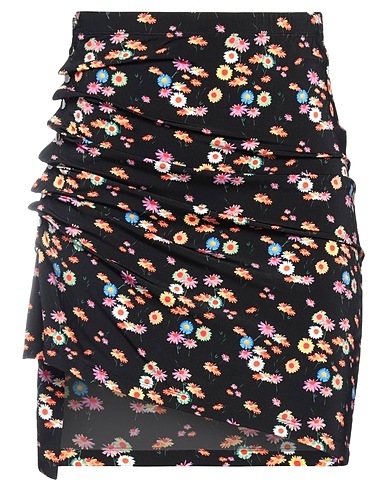 RABANNE Mini skirt Black 90% Viscose, 10% Elastane