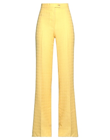 GIULIVA HERITAGE Casual trouser Yellow 94% Virgin Wool, 3% Mohair wool, 2% Polyamide, 1% Elastane