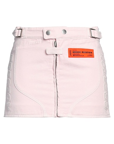 HERON PRESTON Midi skirt Pink 100% Cotton