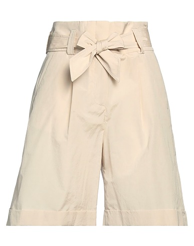 PESERICO Shorts & Bermuda Beige 52% Cotton, 48% Polyester