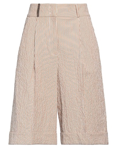 PESERICO Shorts & Bermuda Light brown 93% Cotton, 4% Nylon, 3% Elastane