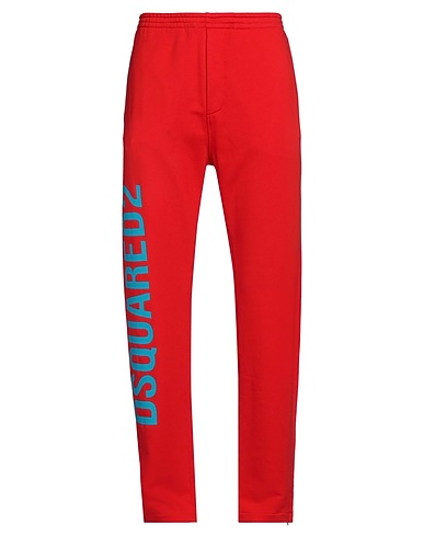 DSQUARED2 パンツ レッド コットン 100%