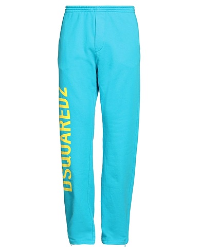 DSQUARED2 パンツ ターコイズブルー コットン 100%