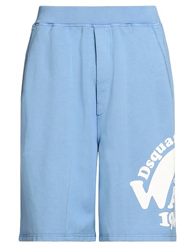 DSQUARED2 Pantalone felpa Blu chiaro 100% Cotone, Elastan
