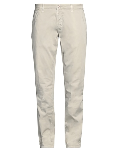 FRADI Casual pants Light grey 97% Cotton, 3% Elastane