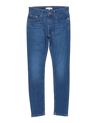 TOMMY HILFIGER Denim trousers Blue 69% Cotton, 30% Recycled cotton, 1% Elastane