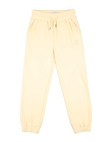 CALVIN KLEIN JEANS Casual trouser Ivory 75% Cotton, 18% Polyester, 7% Elastane