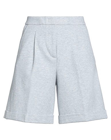 PESERICO Shorts & Bermuda Light grey 74% Cotton, 26% Polyamide