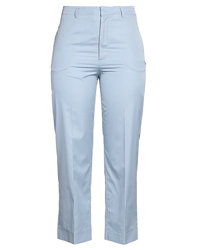 ERIKA CAVALLINI Casual pants Light blue 100% Cotton
