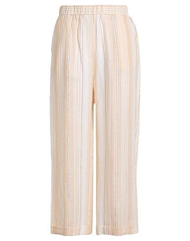 PESERICO Casual pants Beige 100% Linen