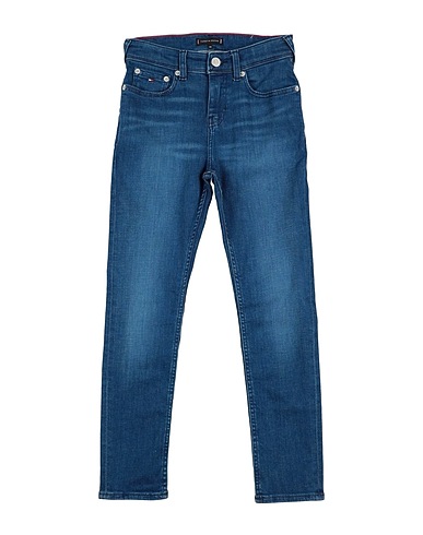 TOMMY HILFIGER Denim trousers Blue 69% Cotton, 30% Recycled cotton, 1% Elastane