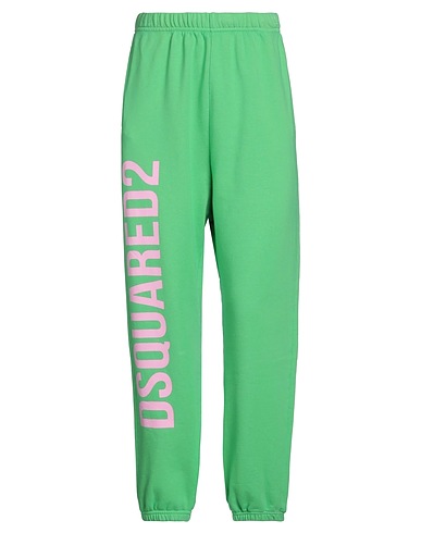 DSQUARED2 Casual pants Lime green 100% Cotton