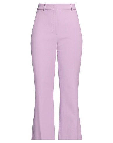 SPORTMAX Casual trouser Lilac 100% Cotton