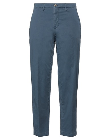 BRIGLIA 1949 Casual trouser Slate blue 97% Cotton, 3% Elastane