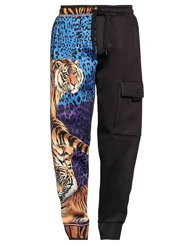 DOLCE&GABBANA Pantalone Nero 100% Poliestere, Ottone