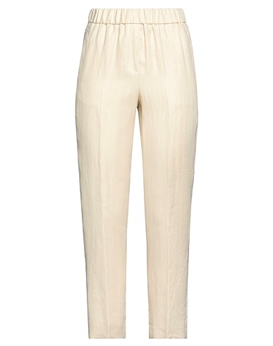 PESERICO Pantalone Beige 100% Lino