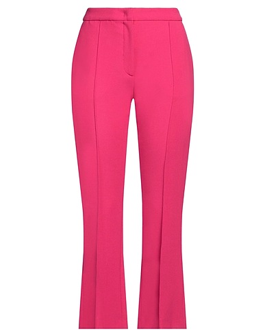 MALÌPARMI Casual trouser Magenta 69% Polyester, 28% Viscose, 3% Elastane, Acetate, Cupro