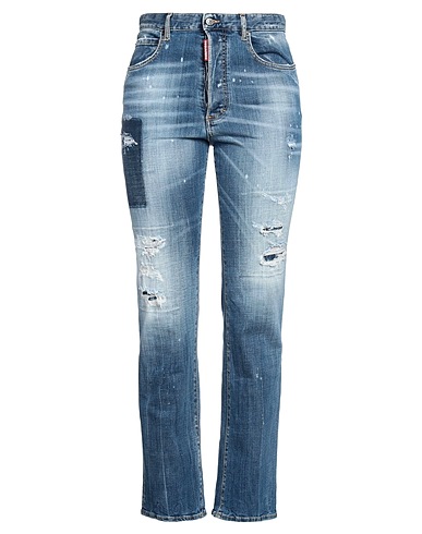 DSQUARED2 Denim pants Blue 99% Cotton, 1% Elastane