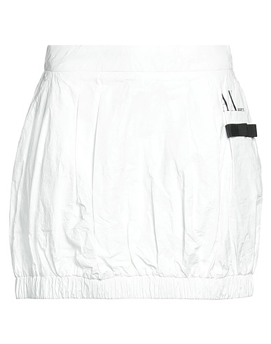 ARMANI EXCHANGE Mini skirt White 100% Polyethylene