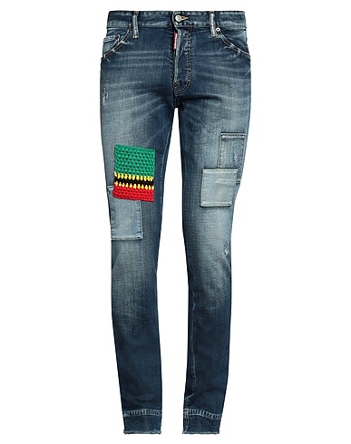DSQUARED2 Denim trousers Blue 99% Cotton, 1% Elastane
