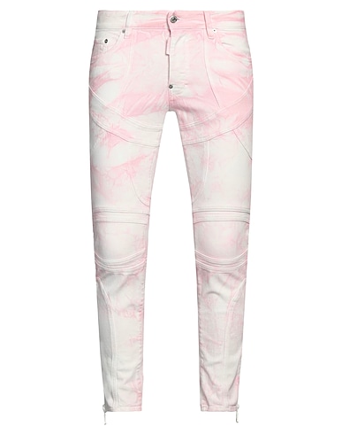 DSQUARED2 Denim trousers Pink 97% Cotton, 3% Elastane