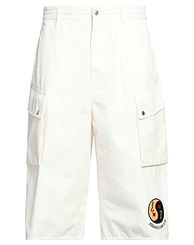 DSQUARED2 Shorts & Bermuda White 100% Cotton
