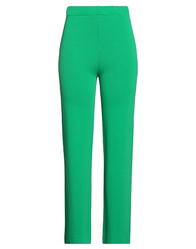 ANGELA DAVIS Casual pants Green 65% Viscose, 35% Polyamide