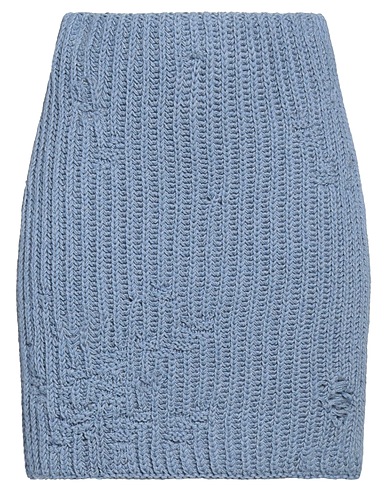 JW ANDERSON Μίνι φούστα Ναυτικό μπλε 50% Βαμβάκι, 50% Ακρυλικό
