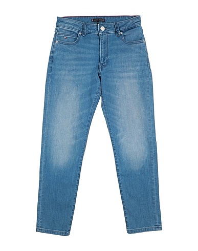 TOMMY HILFIGER Denim trousers Blue 98% Cotton, 2% Elastane