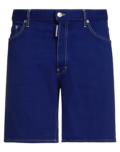 DSQUARED2 Denim shorts Bright blue 98% Cotton, 2% Elastane