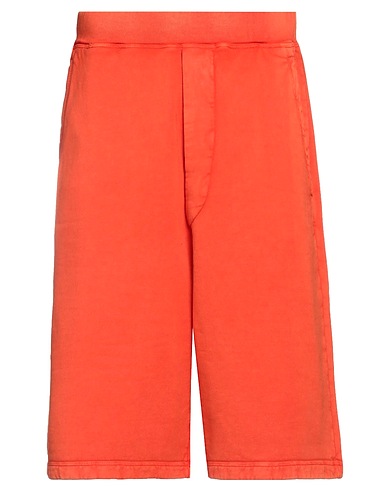 DSQUARED2 Shorts & Bermuda Orange 100% Cotton, Elastane