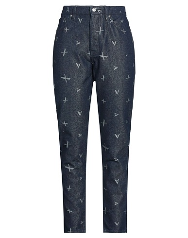 ARMANI EXCHANGE Denim trousers Blue 85% Cotton, 10% Polyester, 5% Metallic fiber