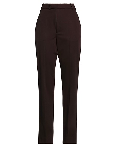 BITE STUDIOS Casual trouser Dark brown 100% Wool