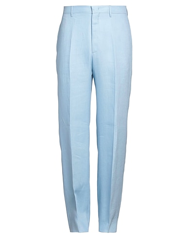 TAGLIATORE Casual trouser Light blue 100% Linen