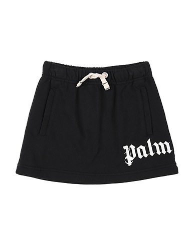 PALM ANGELS Gonna Nero 100% Cotone